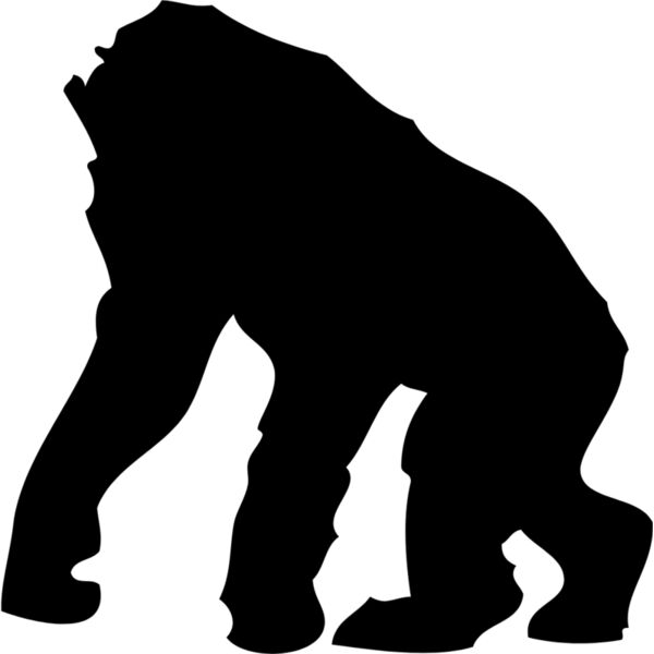 Gorilla Silhouette 3 Thumbnail