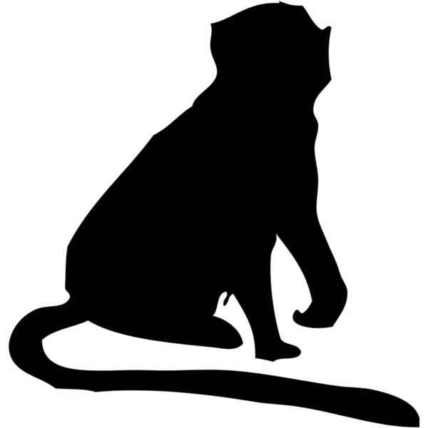 Monkey Silhouette 3 Thumbnail