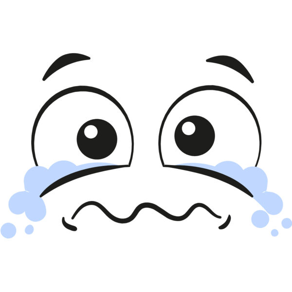 Cartoon Sad Crying Face 2 Thumbnail