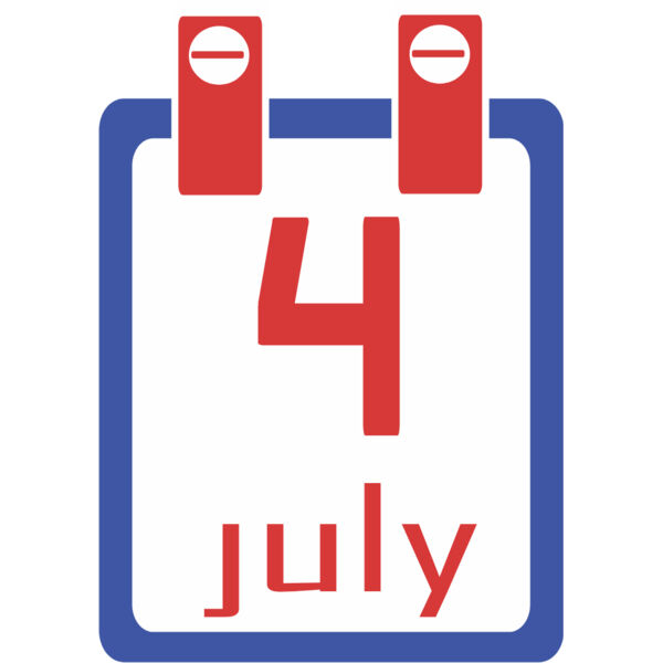4th of July Calendar Date 1 Thumbnail