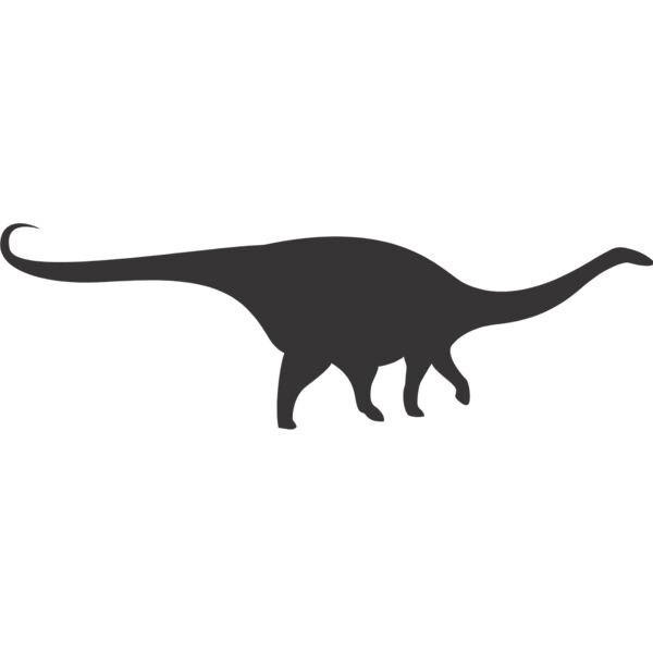Brachiosaurus Dinosaur Silhouette 1 Thumbnail