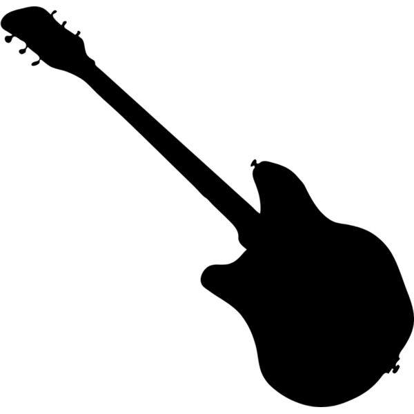 Electric Guitar Silhouette 13 Thumbnail