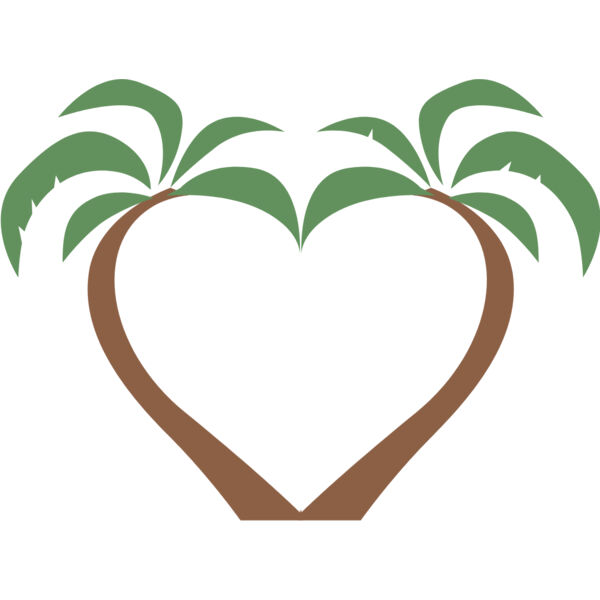 Summer Palm Tree Heart 1 Thumbnail