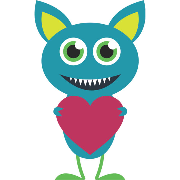 Cute Monster Heart 1 Thumbnail