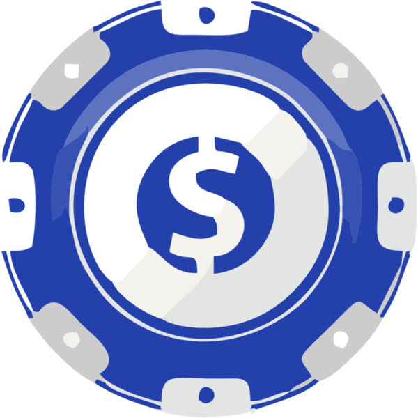 Dollar Sign Poker Chip 1 Thumbnail