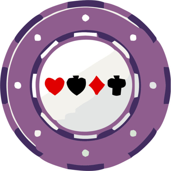 Spade Diamond Club Heart Poker Chip 2 Thumbnail