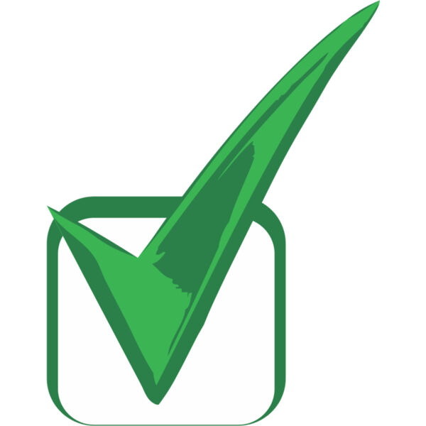 Green Right Checkmark in Green Check Box 1 Thumbnail