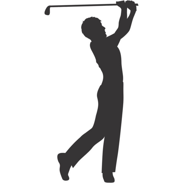Golfer Silhouette 3 Thumbnail