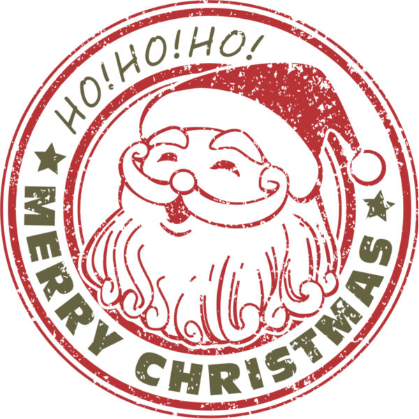 Merry Christmas Santa Claus Stamp 1 Thumbnail