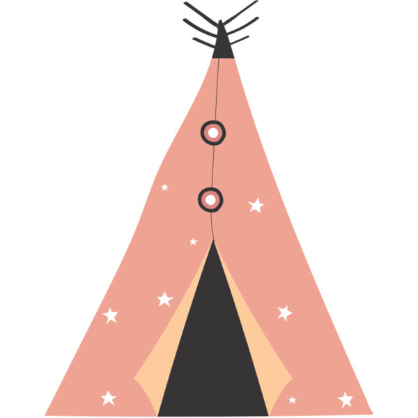 Watercolor Tribal Teepee Tent 1 Thumbnail