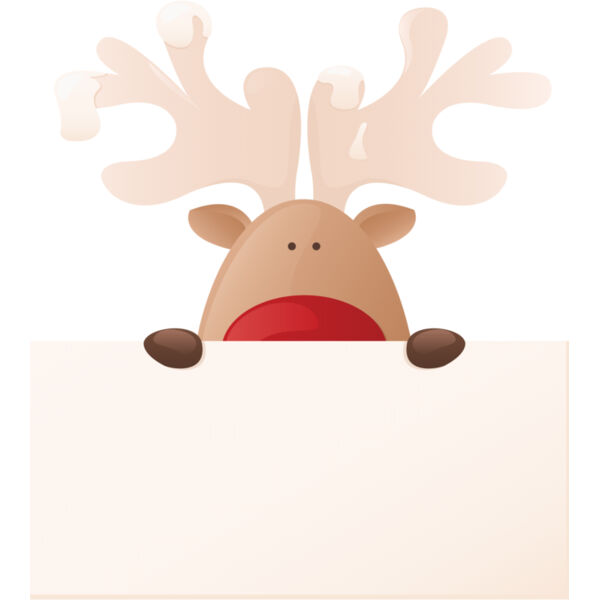 Christmas Reindeer Sign 1 Thumbnail