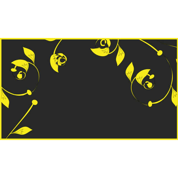 Floral Leaf Business Card Background 1 Thumbnail