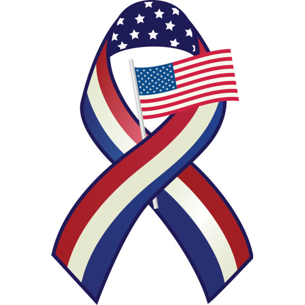 USA America Awareness Ribbon 8 Thumbnail