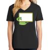 Ladies Core Cotton V-Neck Tee Thumbnail